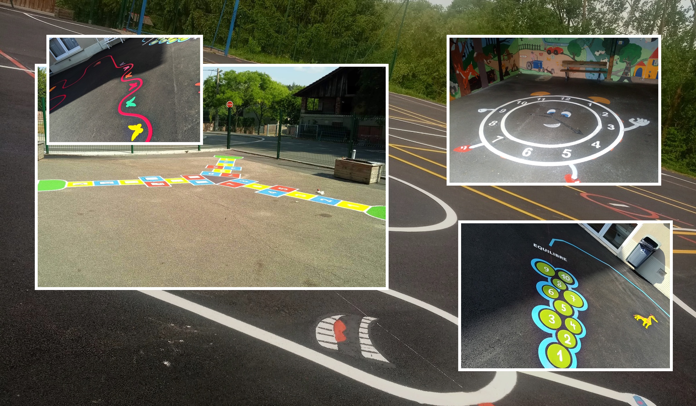 Cours d'école et aires de jeux